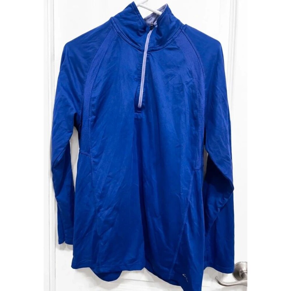 Champion Women’s Purple Quarter Zip Athletic Pullover Size Large